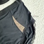 ست اسفنجی مشکی طرح گلدار - تصویر 4